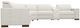 La-Z-Boy® Armitage Ivory Leather Power Reclining Sectional with Custom Layout Options-0