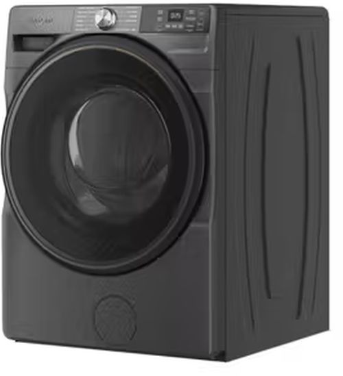 Whirlpool® 5.2 Cu. Ft. Volcano Black Front Load Washer-2