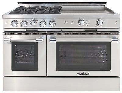 Capital Cooking™ Culinarian 48" Stainless Steel Pro Style Gas Range-0