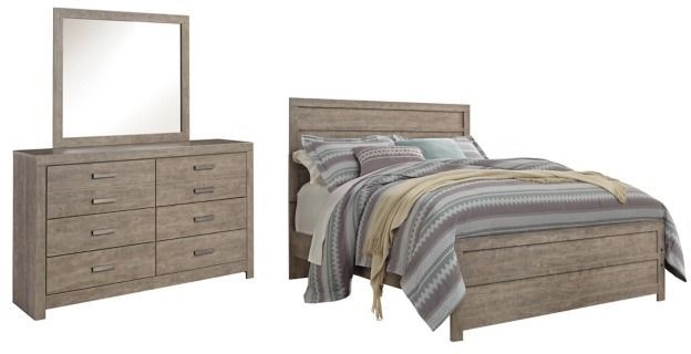 Signature Design by Ashley® Culverbach 3-Piece Gray Queen Panel Bed Set-0