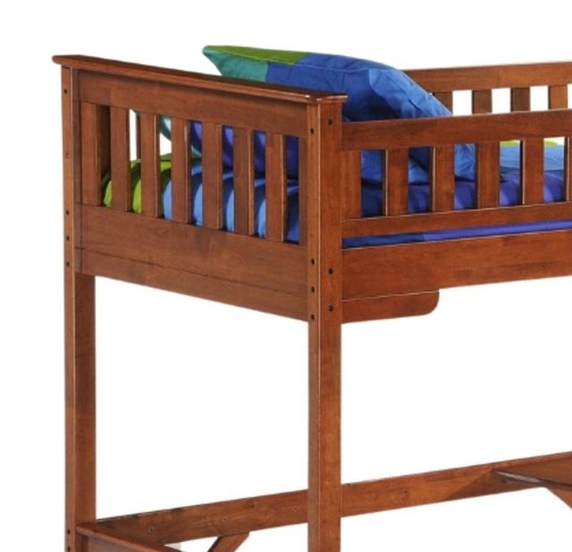 Night & Day Furniture™ Spices Bedroom Ginger Brown Twin Loft Bed-1