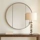Uttermost® Amram Antique Brass Round Mirror-3