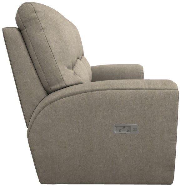 La-Z-Boy® Cassian Birch Power Reclining Loveseat with Headrest and Lumbar-3