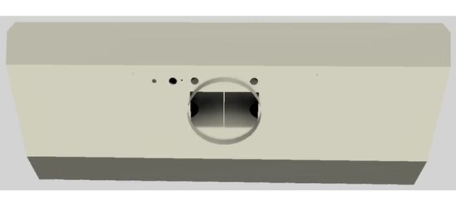 Vent-A-Hood® 54" Biscuit Wall Mounted Liner Insert-1