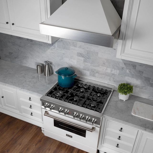 ZLINE 48" Matte White Outdoor Wall Mounted Range Hood -8