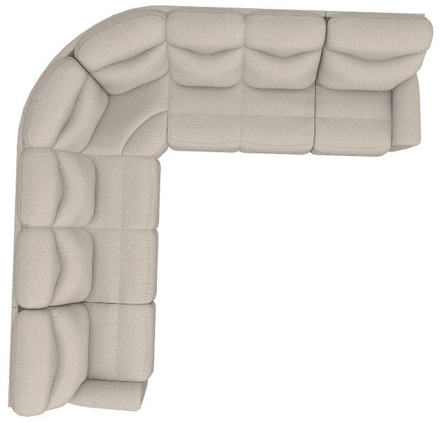 La-Z-Boy® James 5-Piece Muslin Manual Reclining Sectional-3