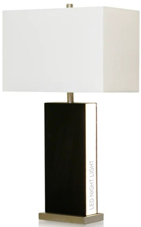 Stylecraft Kimono Black/White Table Lamp-1