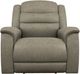 La-Z-Boy® Redwood Charcoal Power Rocking Recliner with Headrest and Lumbar-1