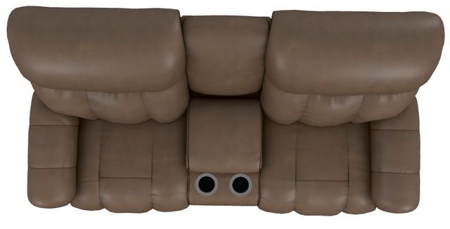 La-Z-Boy® Morrison Whiskey Power Reclining Loveseat with Console, Headrest, and Lumbar-4