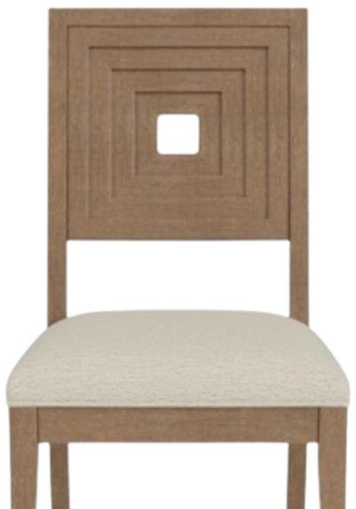 Riverside Furniture Cascade 2-Piece Casual Mink Upholstered Wood Back Side Chair Set-1