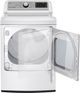 LG 7.3 Cu. Ft. White Front Load Gas Dryer-1