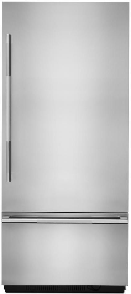 JennAir RISE™ 36" Stainless Steel Fully Integrated Built-In Bottom-Freezer Refrigerator Panel-Kit