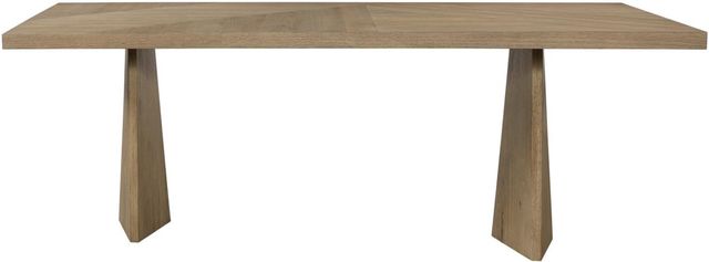 Bernards Linné Wheat Faceted Double Pedestal Dining Table-2