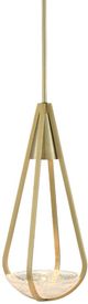 Currey & Company Nefertiti Brushed Brass Pendant Lighting-0