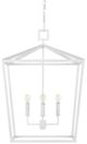 Currey & Company Denison Gesso White Grande Chandelier-3