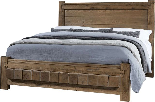Vaughan-Bassett Dovetail 4-Piece Natural Queen Bed Set-1