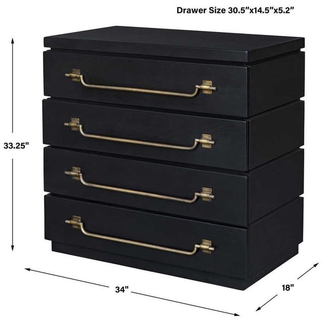 Uttermost® Halifax Black Accent Chest-2