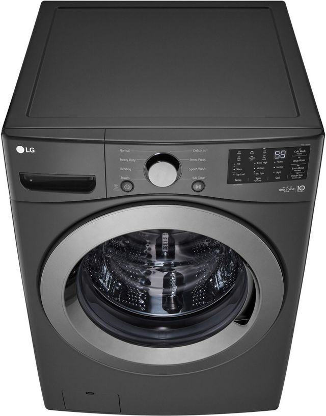 LG 5.0 Cu. Ft. Middle Black Front Load Washer-5
