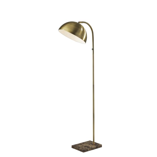 Adesso® Paxton Antique Brass Floor Lamp-0