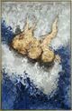 Classy Art Style 22 Hand Painted Textured Canvas with Foil Wall Art-0