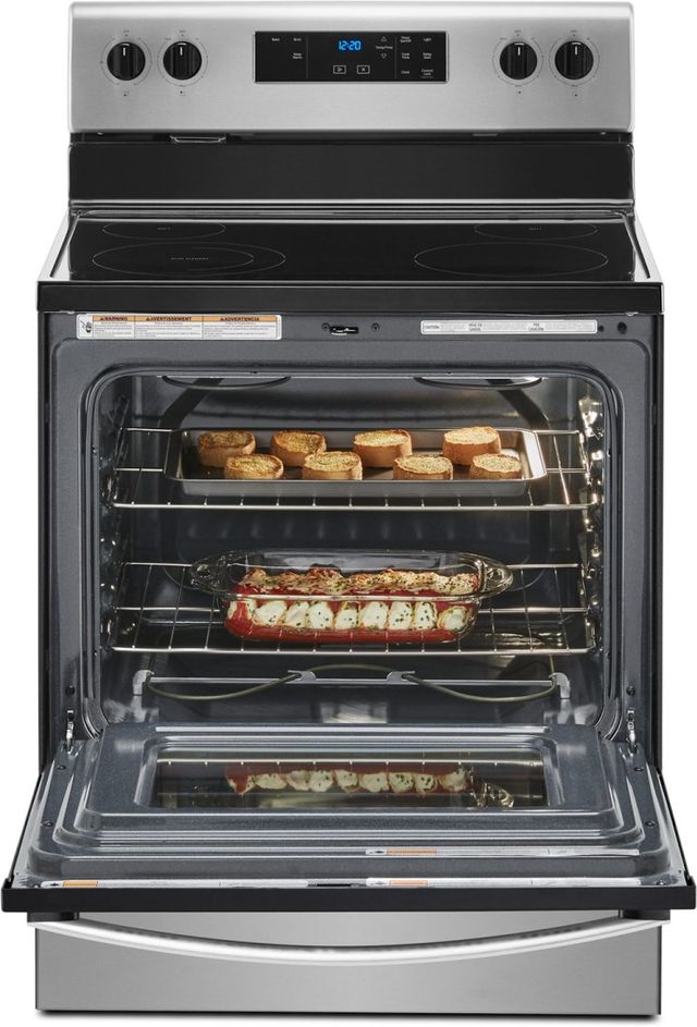 Whirlpool® 30" Stainless Steel Free Standing Electric Range-1