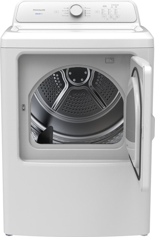 Frigidaire® 7 Cu. Ft. White Front Load Electric Dryer-1