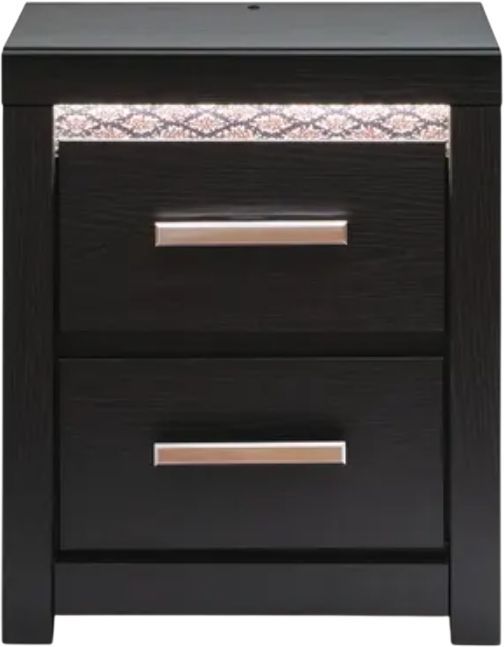 Signature Design by Ashley® Brizmore Black Nightstand-2