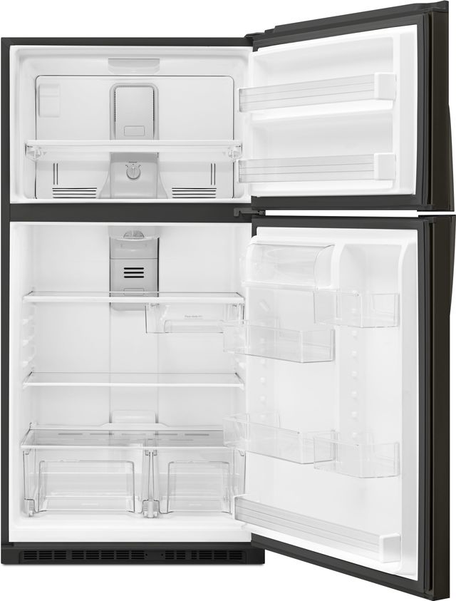 Whirlpool® 33" 21.3 Cu. Ft. Black Stainless Top Freezer Refrigerator-1