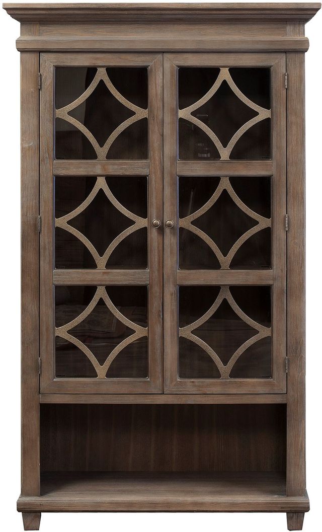 Martin Furniture Carson Weathered Dove Open Bookcase-0