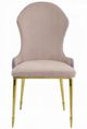 ACME Furniture Caolan 2-Piece Gold/Lavender/Tan Side Chair Set-1