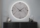 Monarch Specialties Inc. Grey 30" Wall Clock with LED Light-1