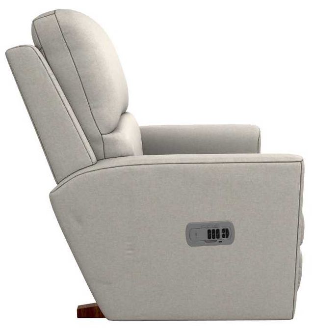 La-Z-Boy® Wynne Dove Power Rocking Recliner with Headrest-3