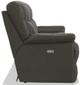 La-Z-Boy® James Charcoal Leather Power Reclining Sofa with Headrest-2