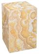 Horizon Home® Cloud Yellow Onyx Side Table-0