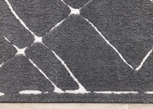 Kalora Interiors Talia Grey/White 5'x8' Area Rug-3