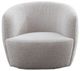 Parker House® Carina Bloke Cotton Swivel Barrel Chair-2
