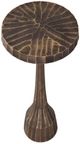 Bassett Mirror Bowman Antique Brass Accent Table-1
