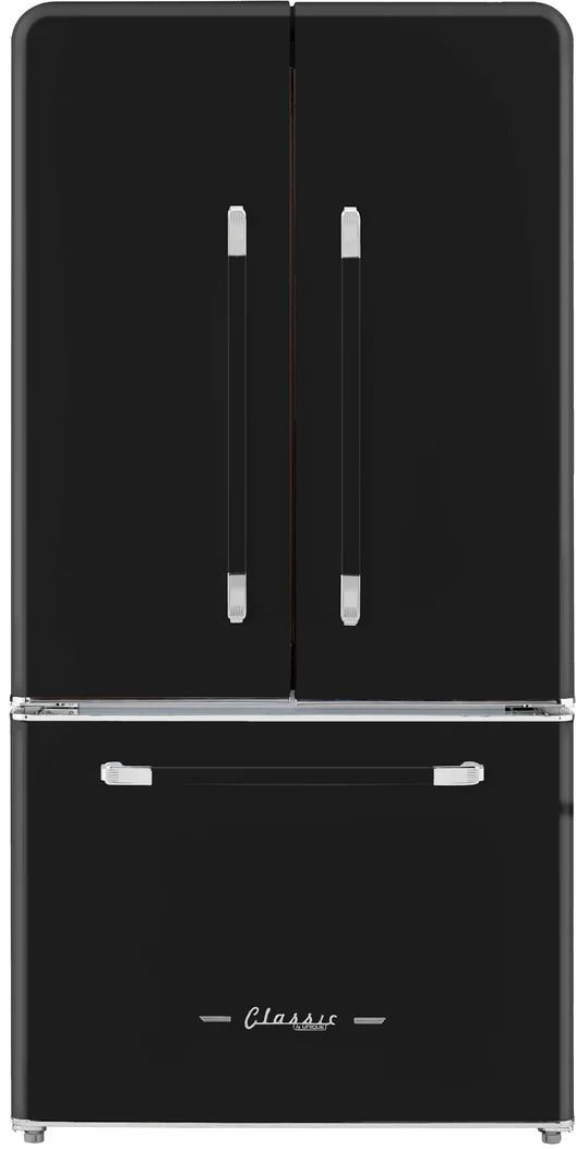 Unique® Appliances 36" 21.4 Cu. Ft. Midnight Black Counter Depth French Door Refrigerator-0