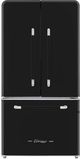 Unique® Appliances 36" 21.4 Cu. Ft. Midnight Black Counter Depth French Door Refrigerator-0