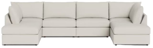 Bassett® Furniture Customizable Beckham 6-Piece Bumper Modular U-Shaped Sectional-1