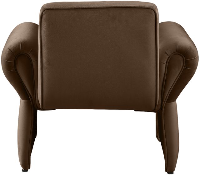 Meridian Furniture Fleurette Brown Velvet Accent Chair-2