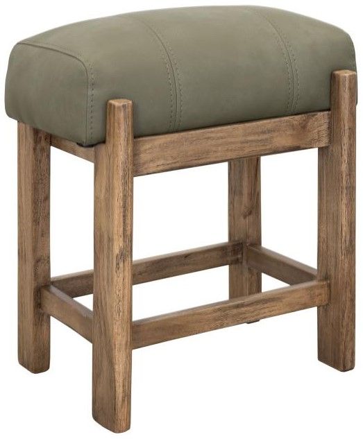International Furniture Direct Balam Brown/Green Counter Stool-0