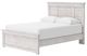 Signature Design by Ashley® Makidern Whitewash Queen Panel Bed with 2-Drawer Storage-4