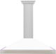 ZLINE 48" Autograph Edition White Matte Wall Mounted Range Hood -0
