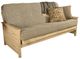 Kodiak Furniture Lexington Canton Gray/Weathered White Full Futon with Mattress-0