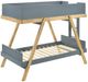 Coaster® Frankie Natural/Van Courtland Blue Twin Over Twin Bunk Bed-3