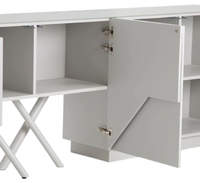 Michael Amini® Trance™ Rotterdam White Sideboard-2