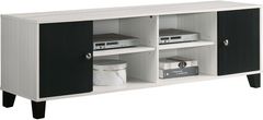 Crown Mark Akerson Black/White TV Stand
