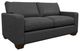 La-Z-Boy® Shiloh Navy Leather Apartment-Size Sofa-0