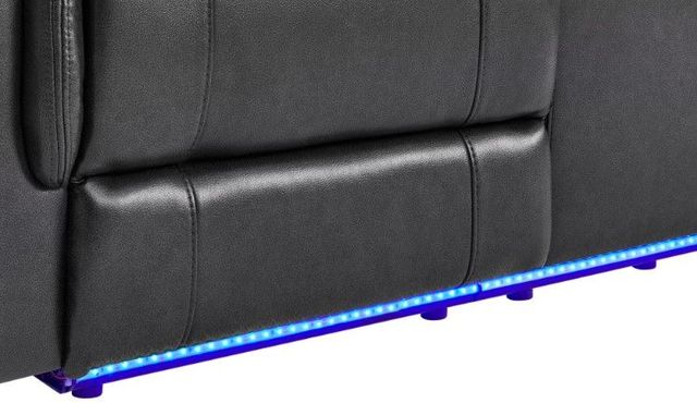 Global Furniture USA U8879 Blanched Silver Power Recliner with LED-4
